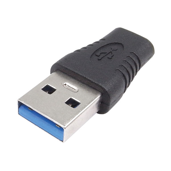 Connekt Gear USB 3 Adapter A Male to Type C Female + OTG Black