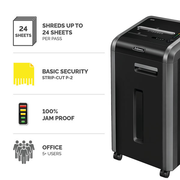 Fellowes 225i Strip-Cut Shredder 4623101