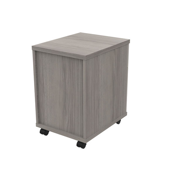 Astin 2 Drawer Mobile Under Desk Pedestal 400x500x590mm Alaskan Grey Oak KF77728
