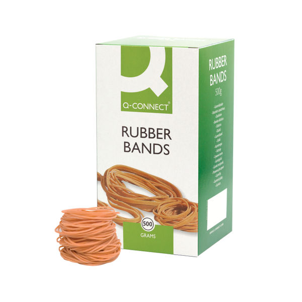 Q-Connect Size 18 Rubber Bands, 500g Box - KF10526