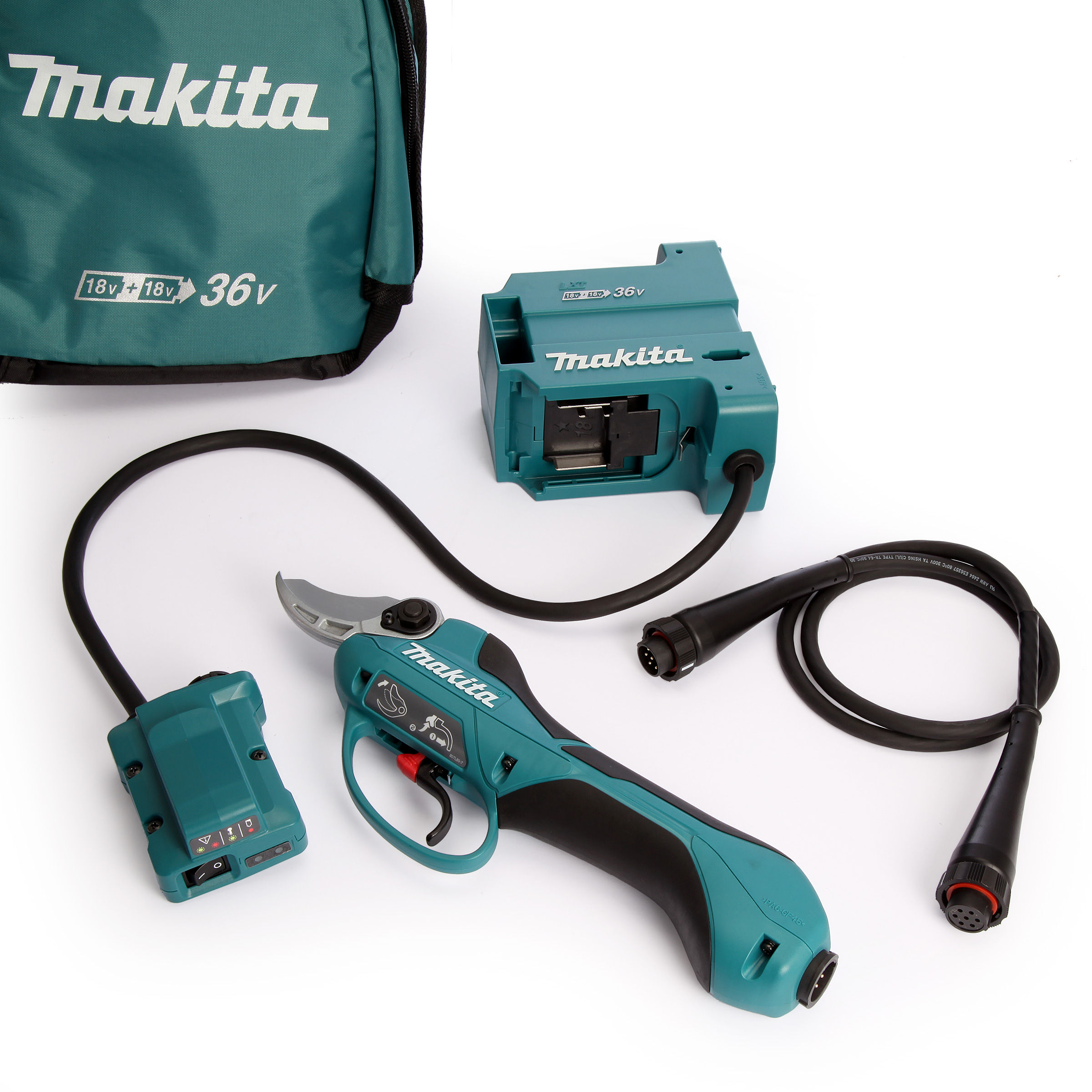 Toolstop Makita DUP361Z Pruning Shear LTX Twin 18V Cordless Liion
