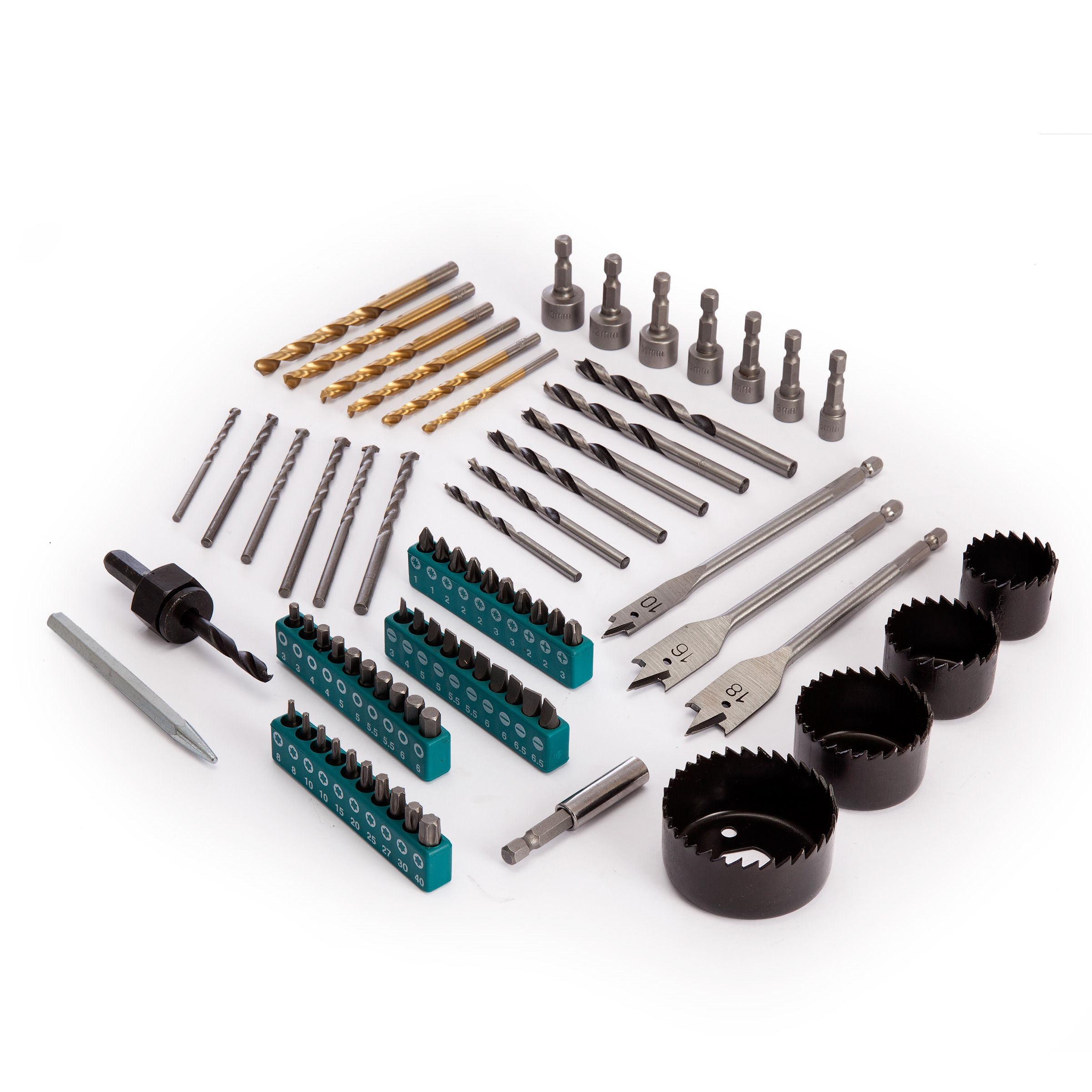 Toolstop Makita P90233 Power Drill Accessory Set 75 Piece