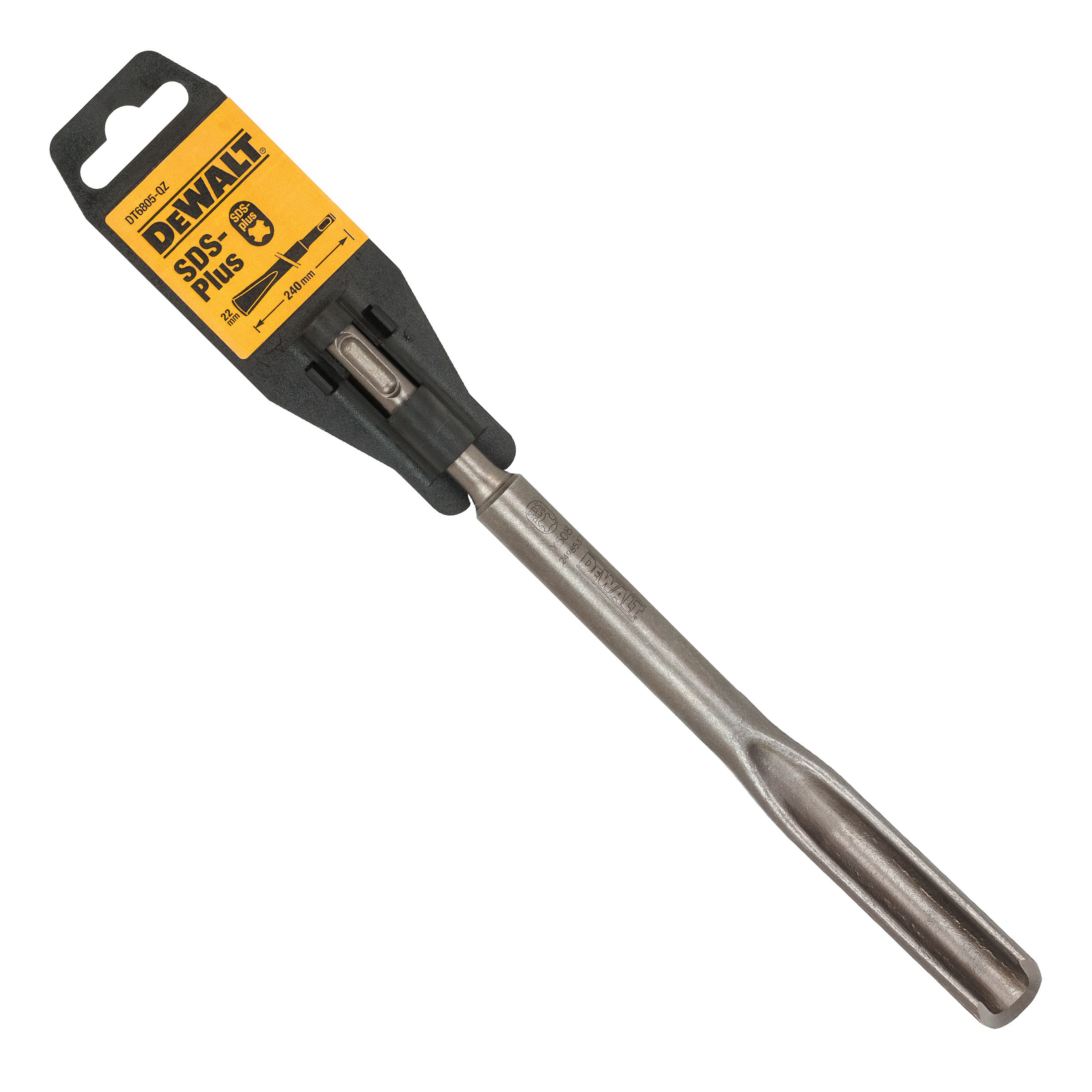 Toolstop Dewalt DT6805 SDS + Hollow Gouge Chisel 22mm x 240mm