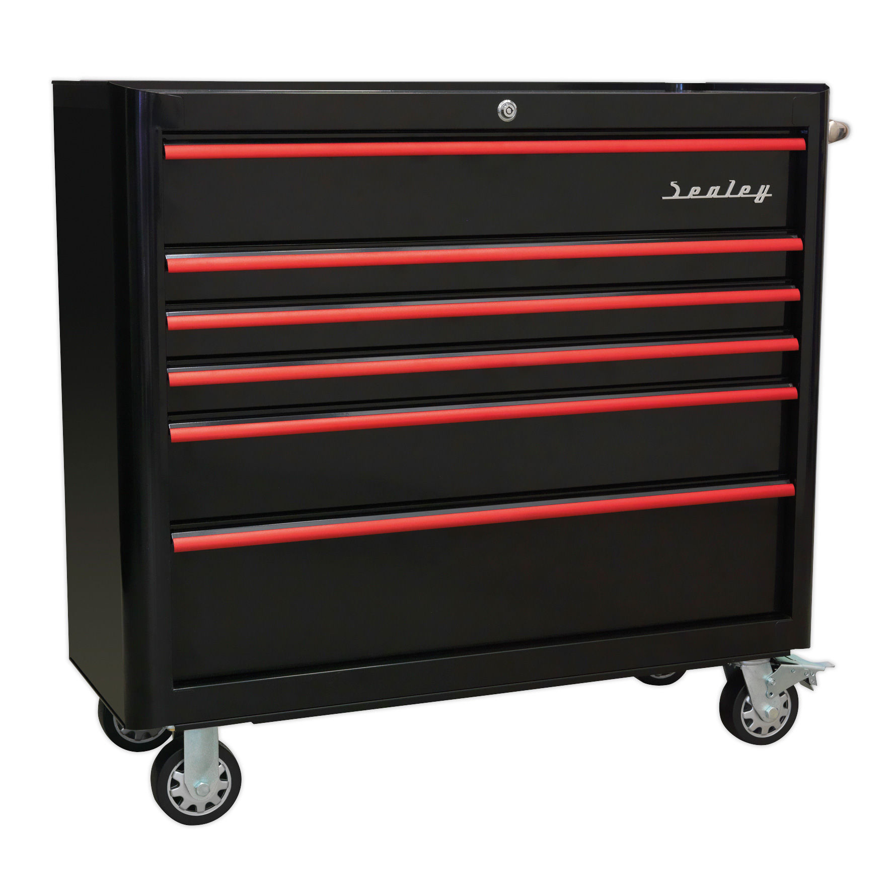 Toolstop Sealey Ap41206br Rollcab 6 Drawer Wide Retro Style