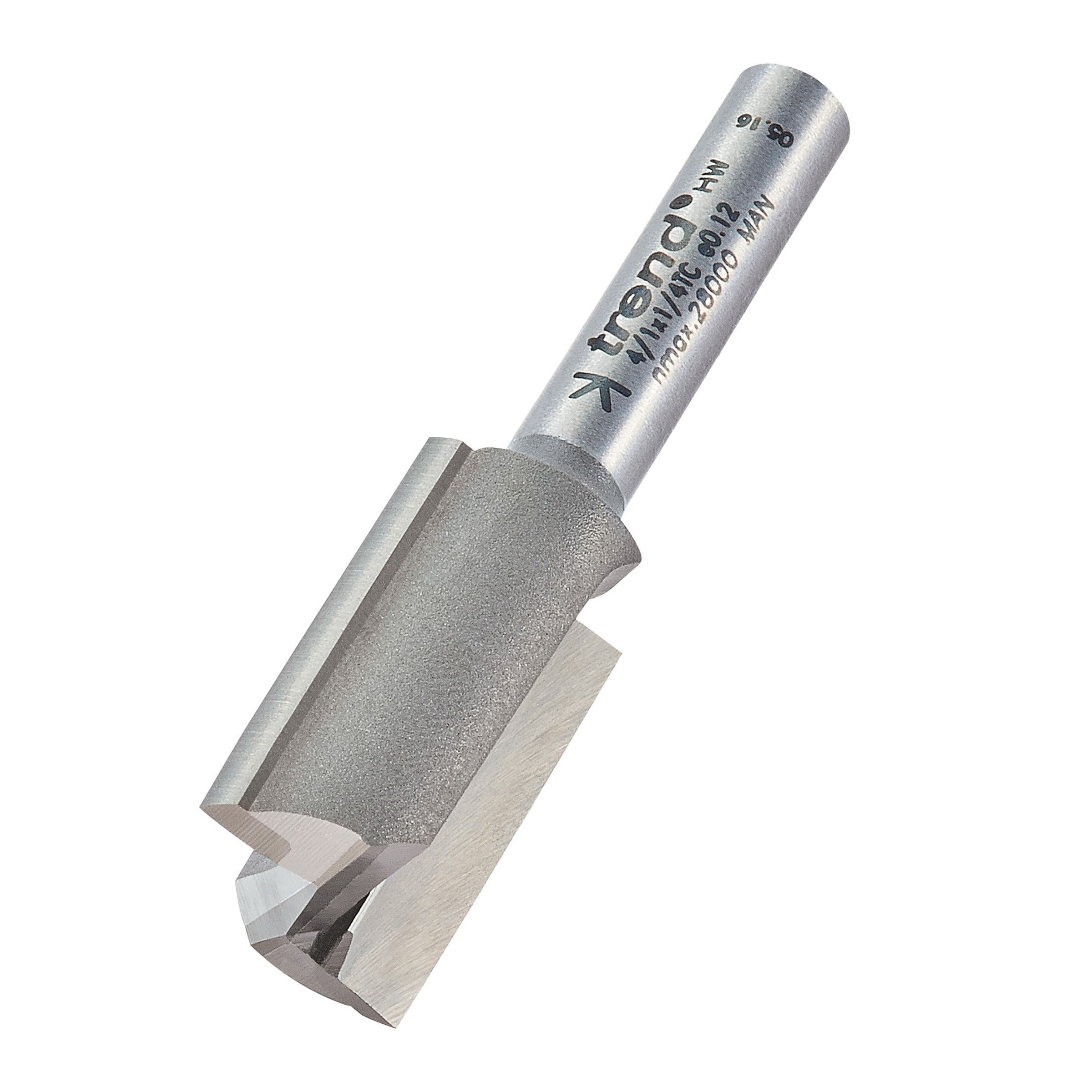 Toolstop Trend 4/1X1/4TC TCT Two Flute Router Cutter 15mm x 1/4" Shank