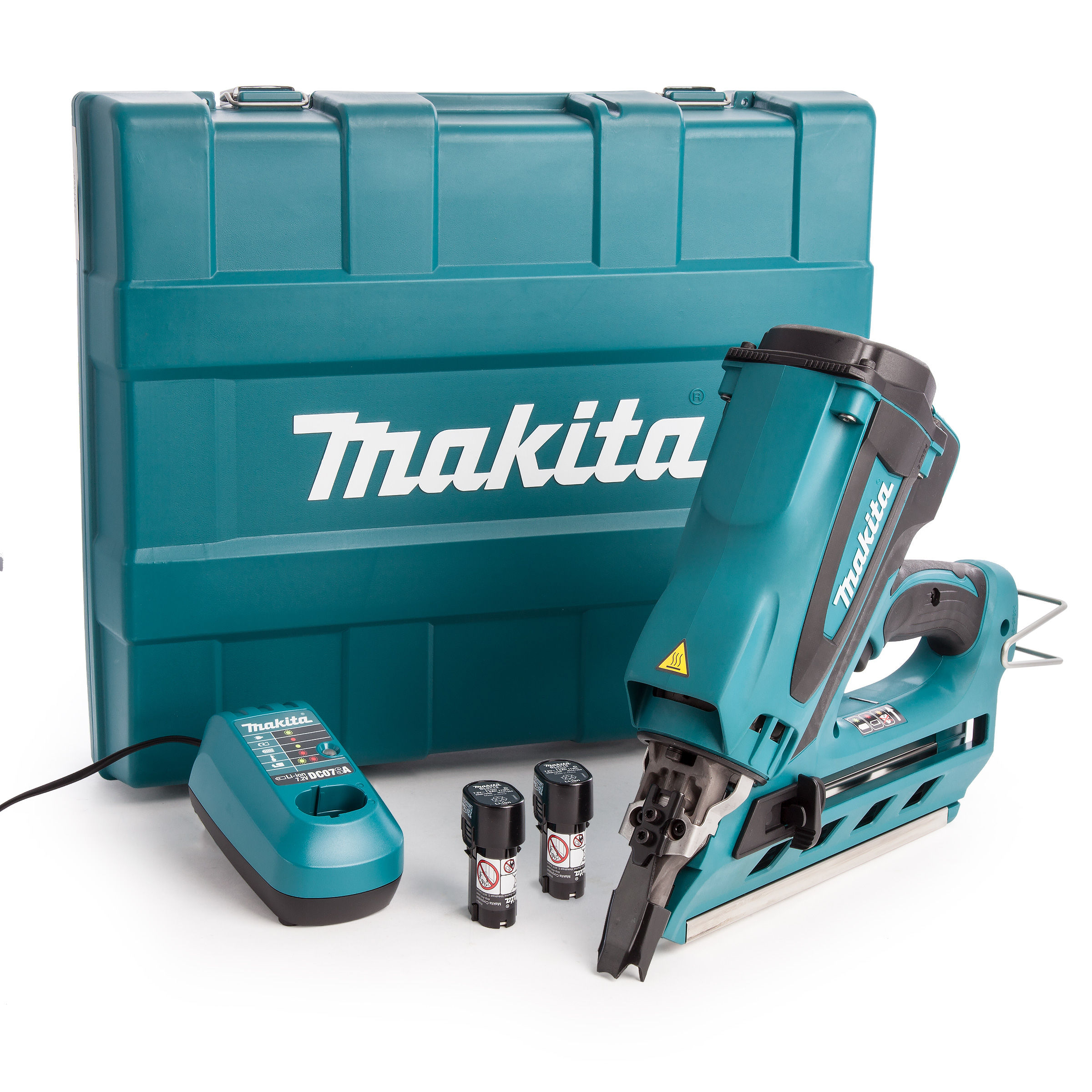 Toolstop Makita GN900SE 7.2V Cordless First Fix Gas Nailer (2 x 1.5Ah