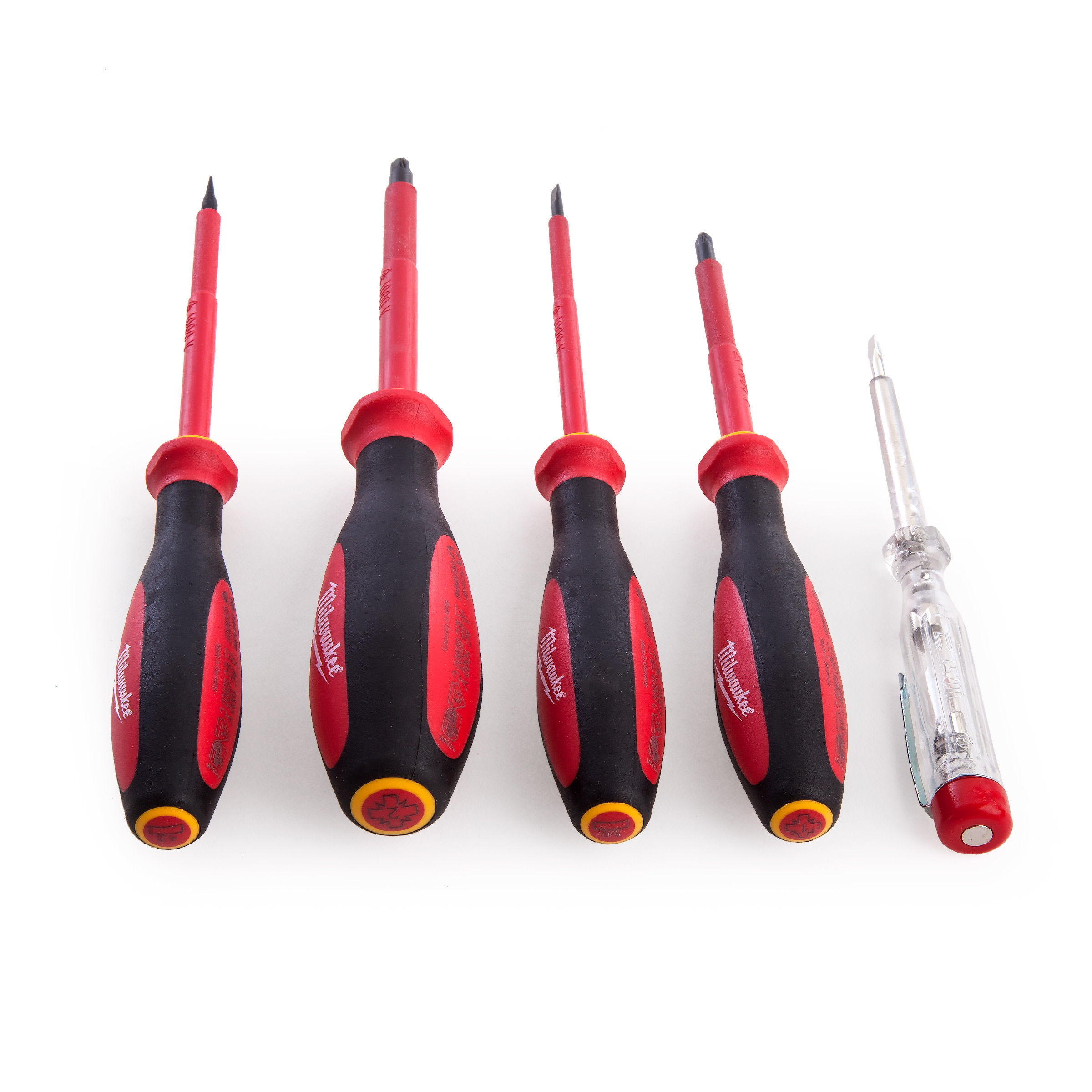 Toolstop Milwaukee 4932464066 VDE Screwdriver Set (5 Piece)