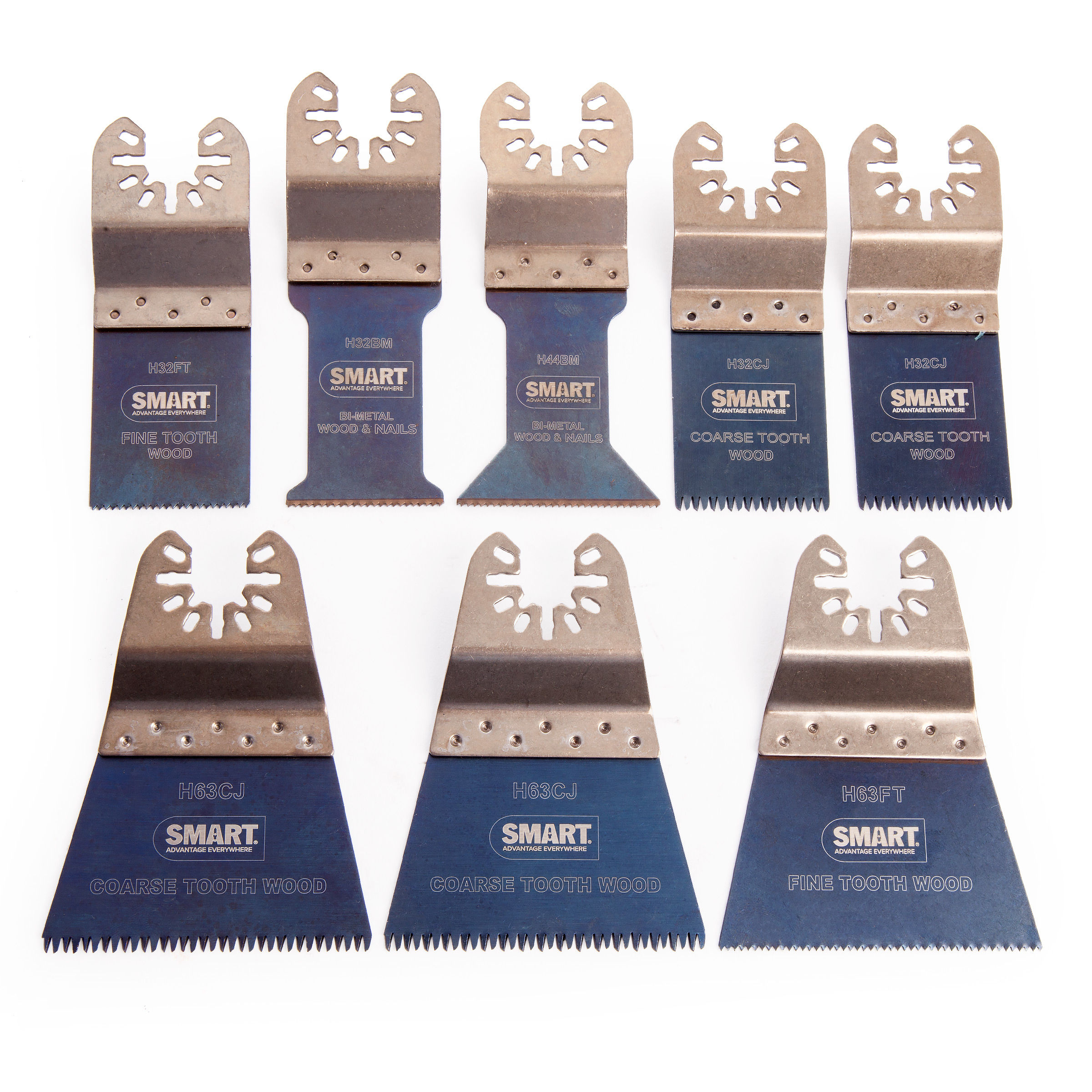 Toolstop Smart H8MAK Multi Tool Blade Set with Quick Release Fitment (8