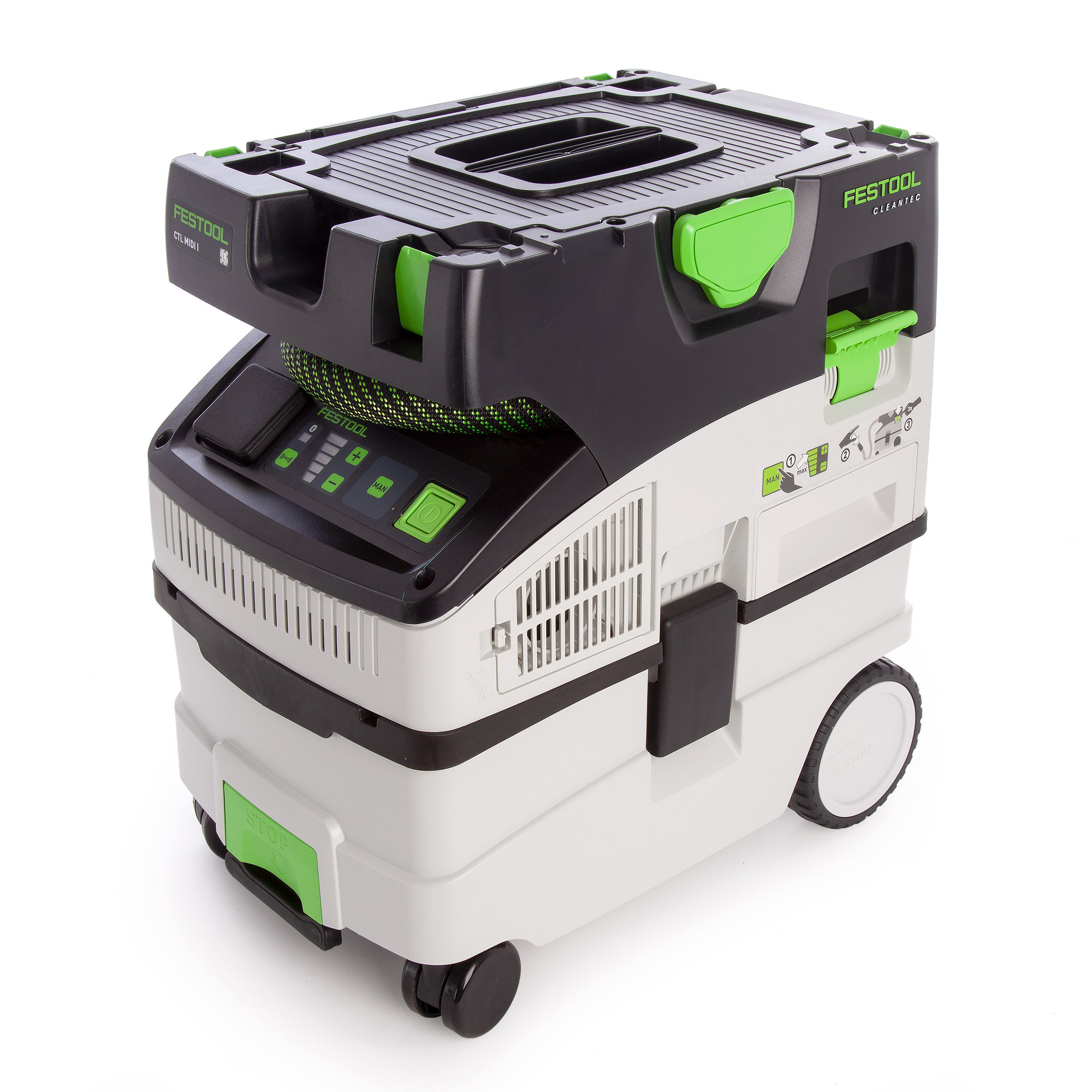 Toolstop Festool 574835 Mobile Dust Extractor CTL MIDI I GB CLEANTEC 240V