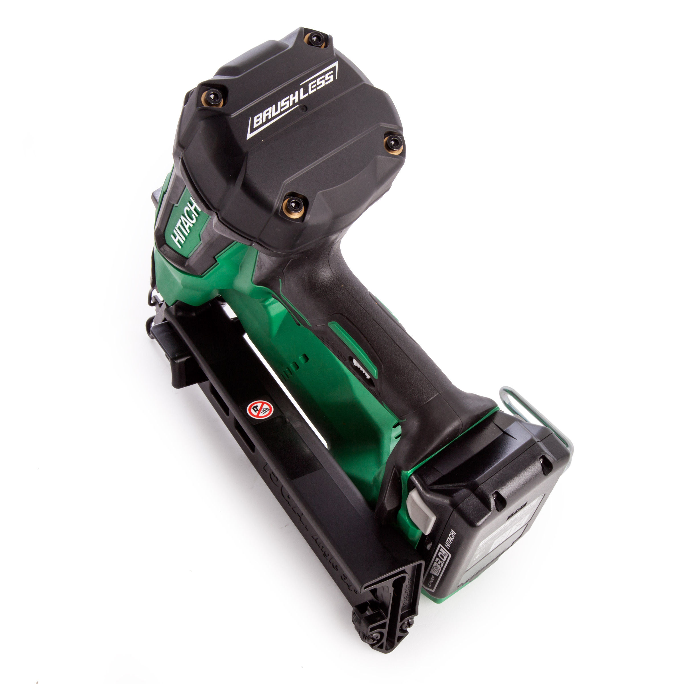 Toolstop Hitachi NT1865DBAL/JX 18V 15GA Brushless Angled Finish Nailer