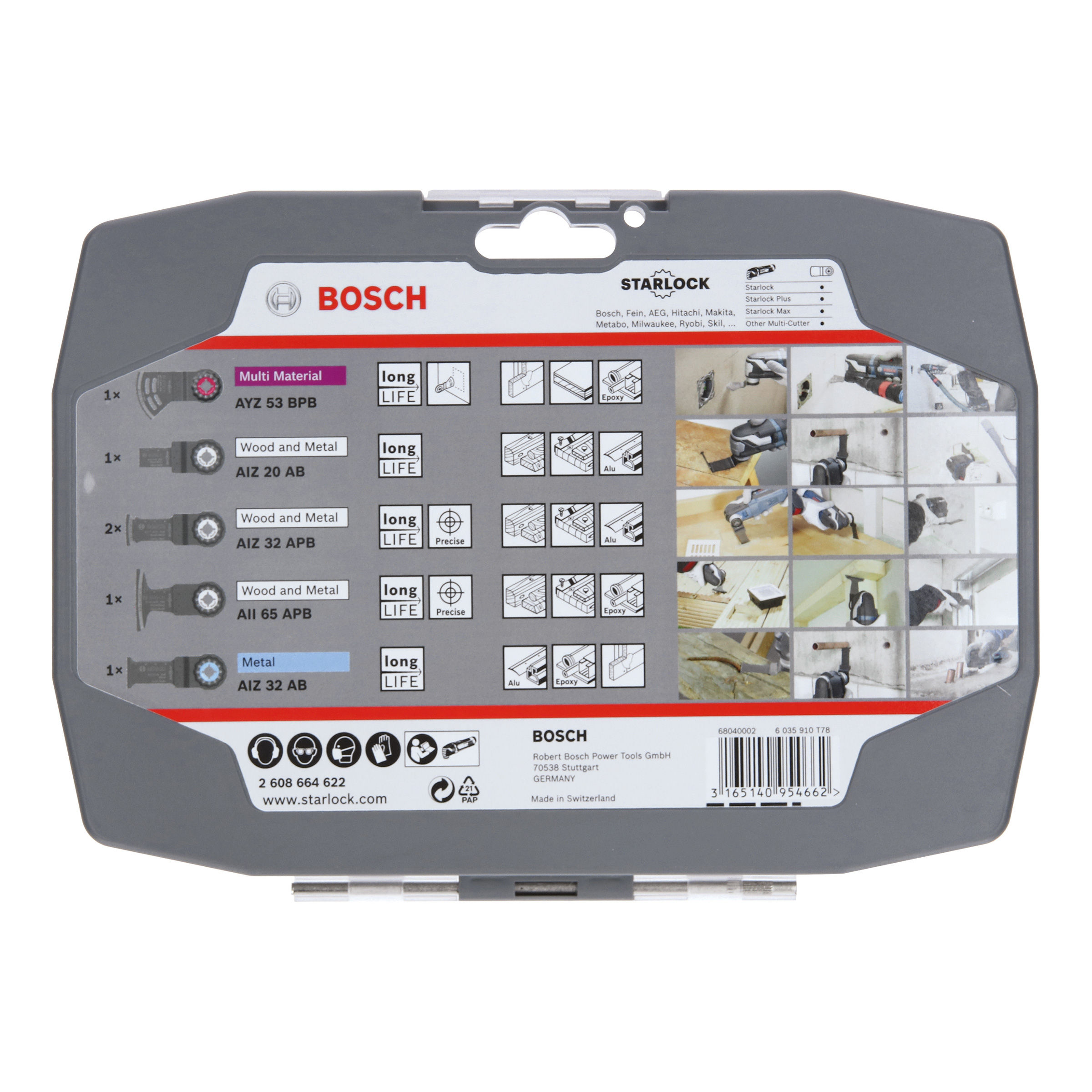 Toolstop Bosch 2608664622 Starlock Electrician & Drywall MultiTool