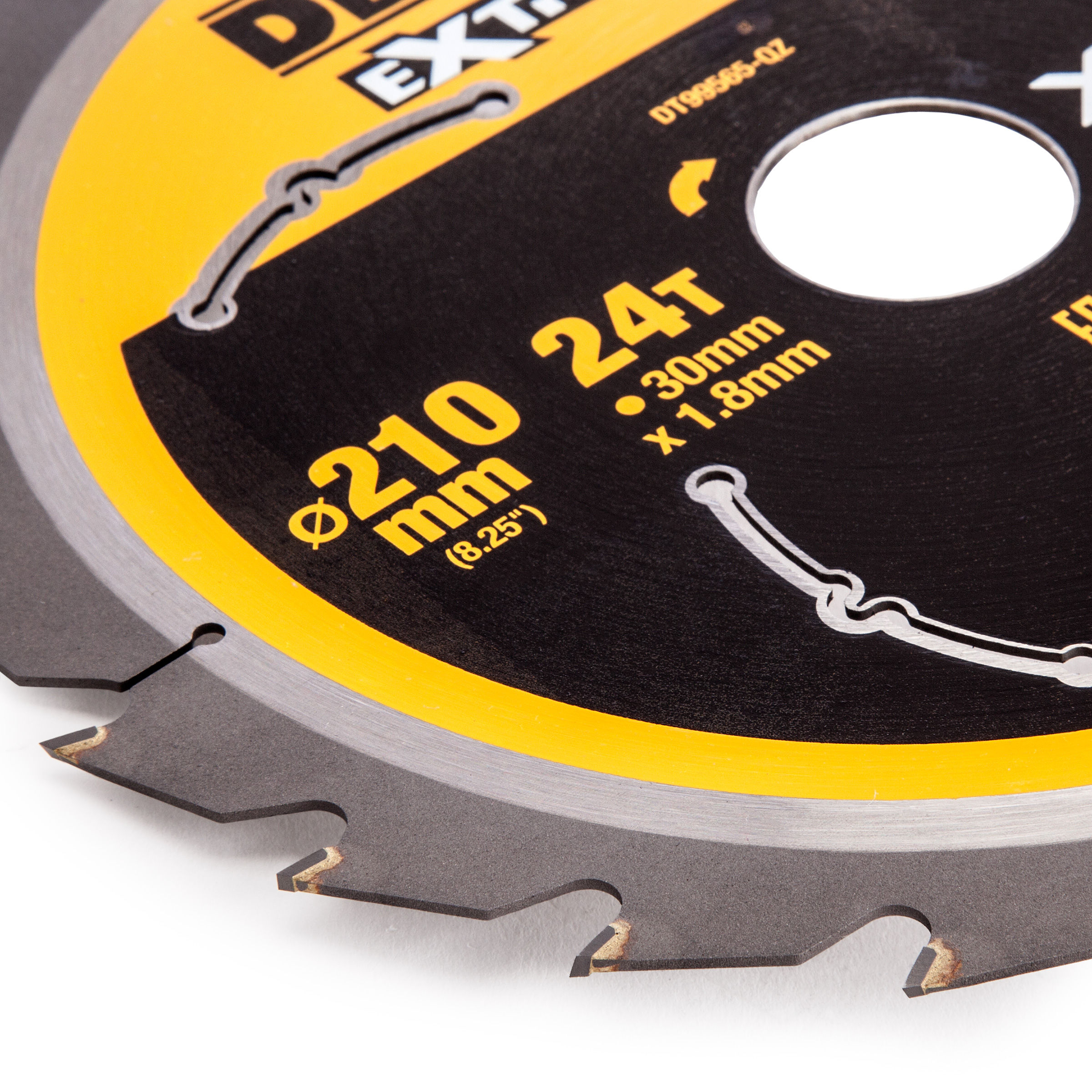 Toolstop Dewalt DT99565 XR Extreme Runtime Table Saw Blade 210mm x 30mm