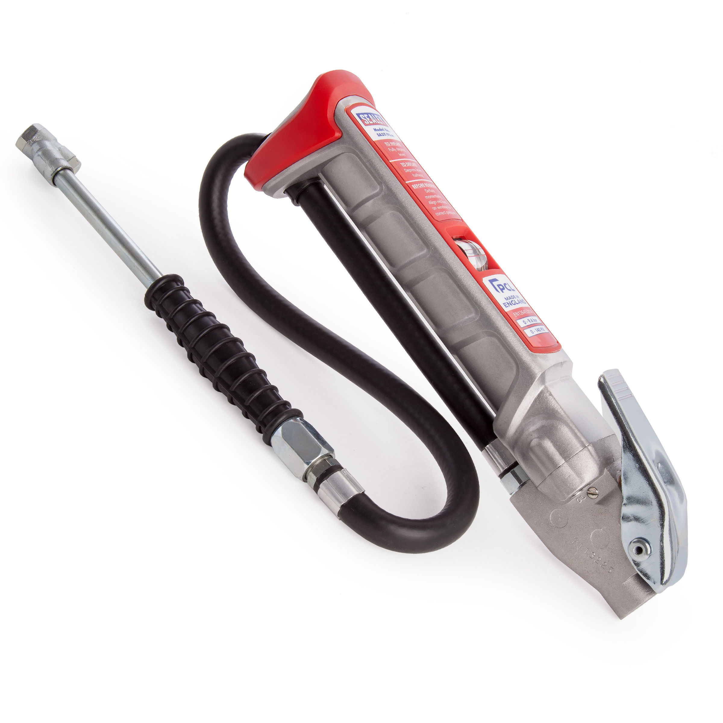 Toolstop Sealey SA37/93 Professional Tyre Inflator With Twin Pushon