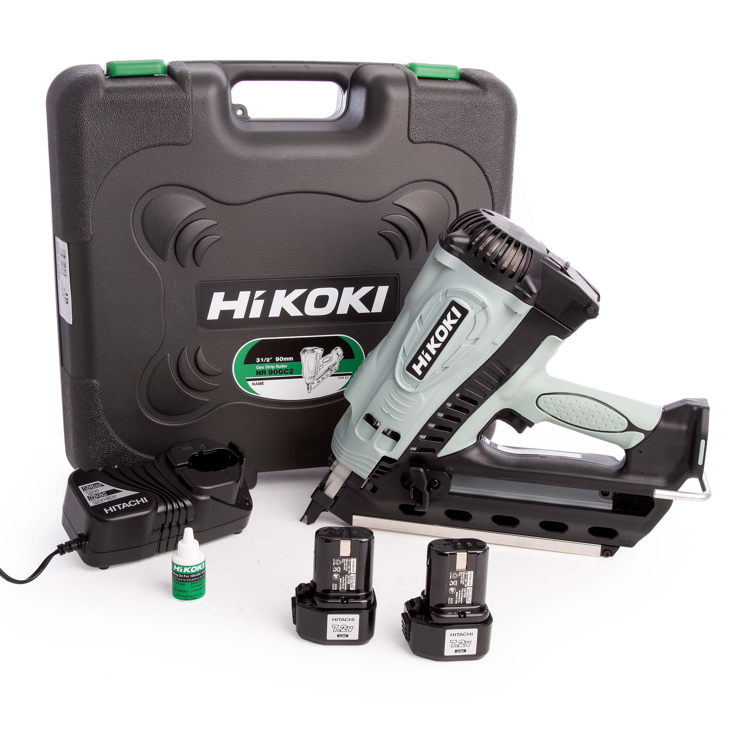 Toolstop HiKOKI NR90GC2/J8Z Cordless Gas Clipped Head 1st Fix Framing Nailer (2 x 1.5Ah Batteries) Toolstop HiKOKI NR90GC2/J8Z Cordless Gas Clipped Head 1st Fix Framing Nailer (2 x 1.5Ah Batteries)