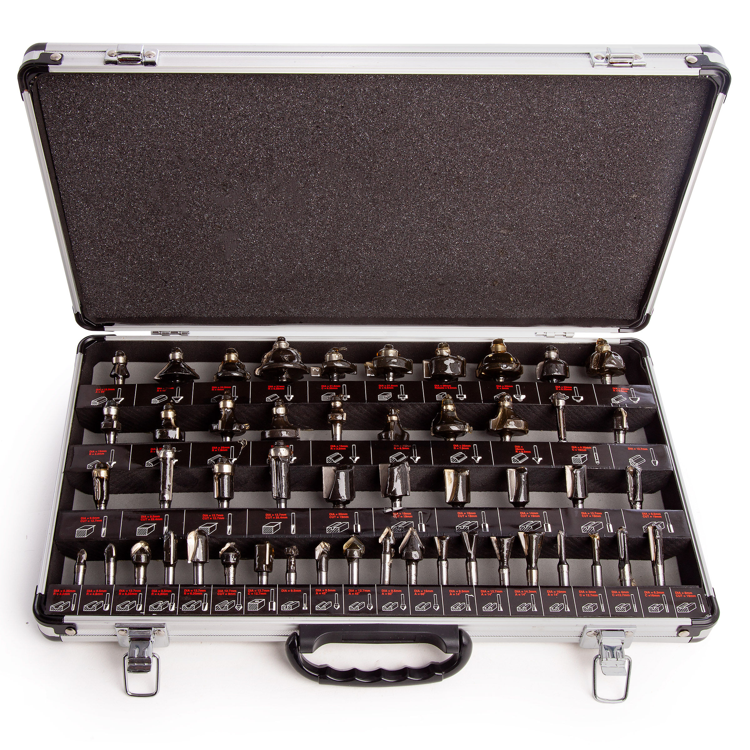 Toolstop Trend SET/SS50X1/4TC Router Cutter Starter Set 1/4 Inch Shank