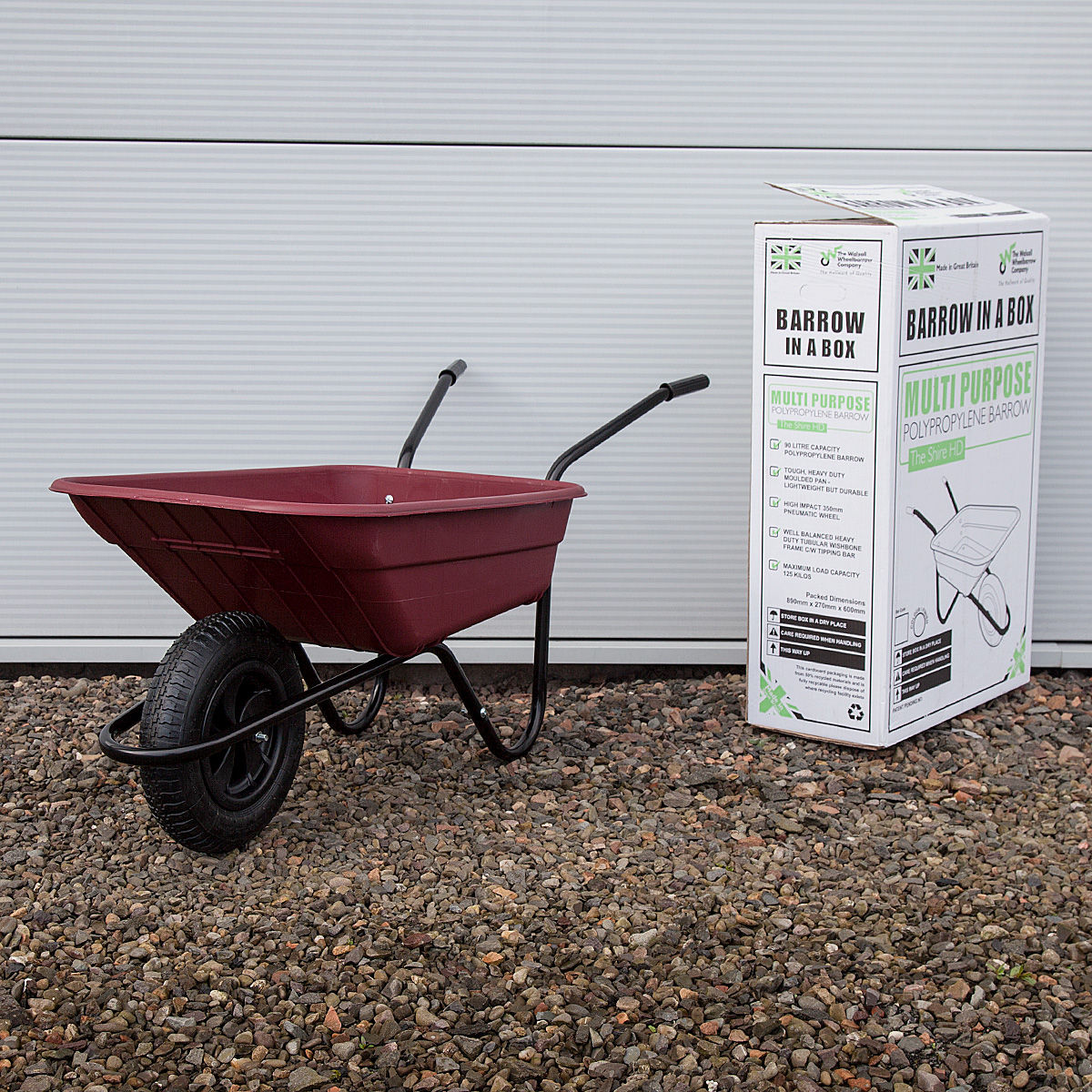 Toolstop BarrowinaBox MultiPurpose Polypropylene Wheelbarrow Shire
