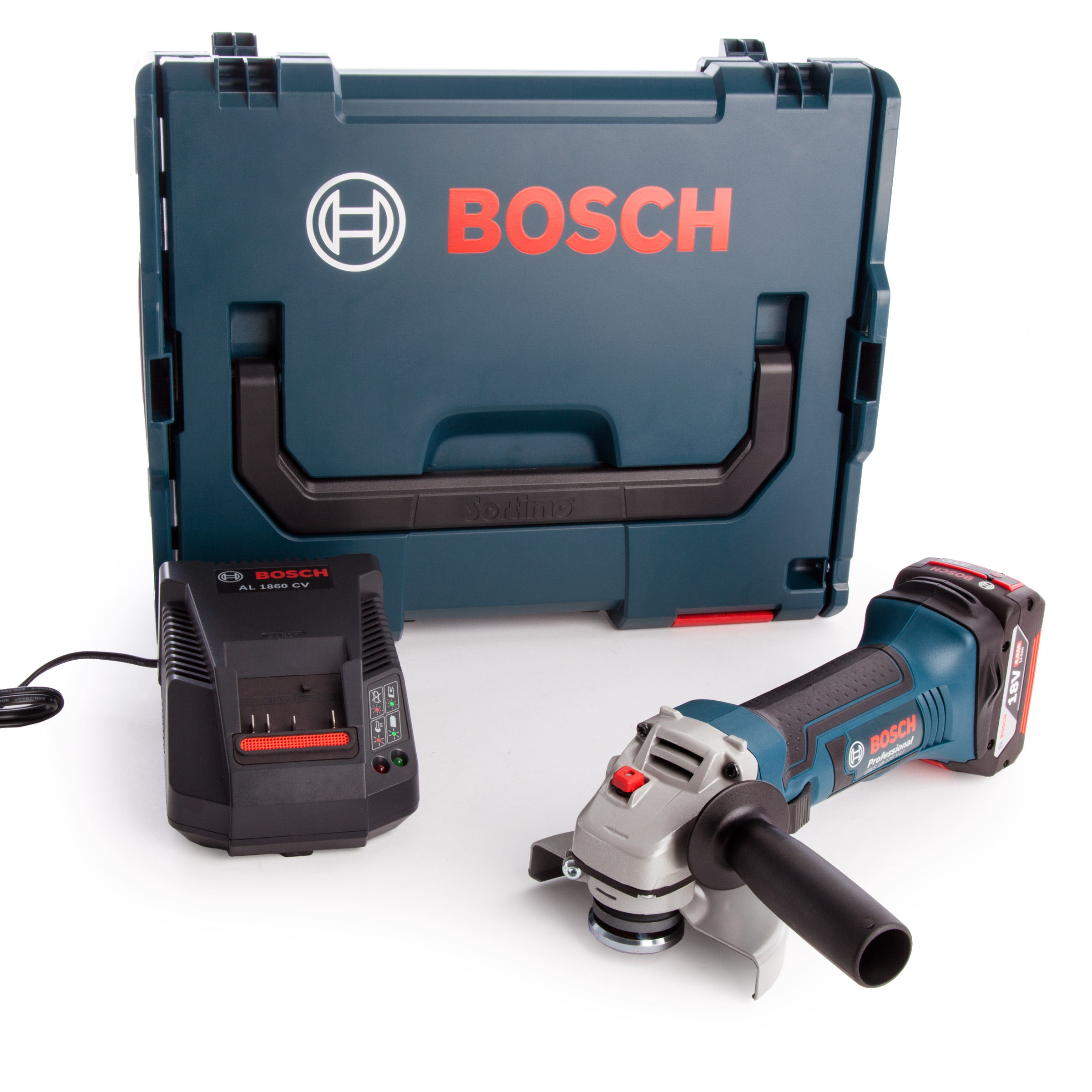 Toolstop Bosch GWS18125VLI 18V Cordless Angle Grinder 125mm (1 x 4