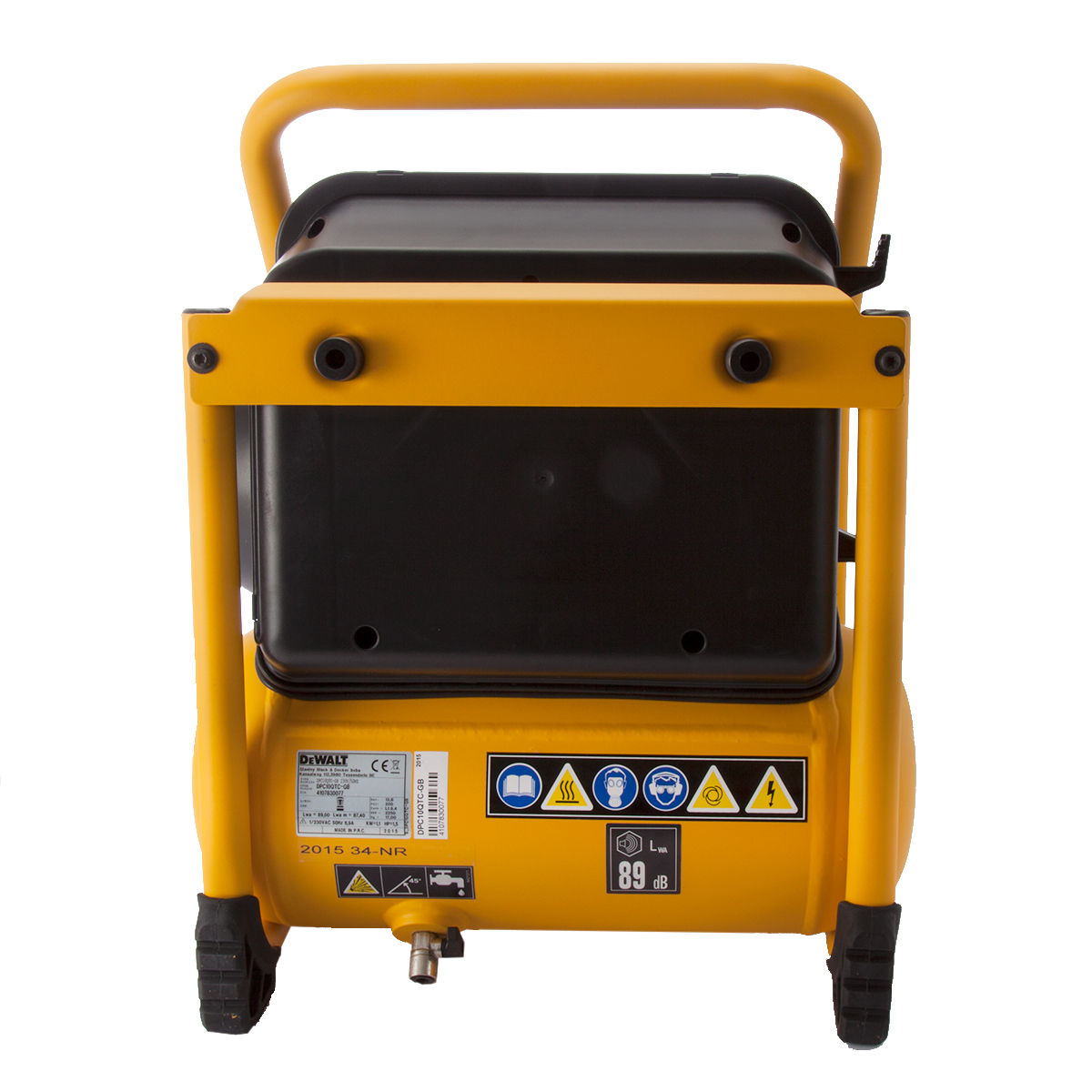 Toolstop Dewalt DPC10QTC Mid Pressure Super Quiet Compressor 110V