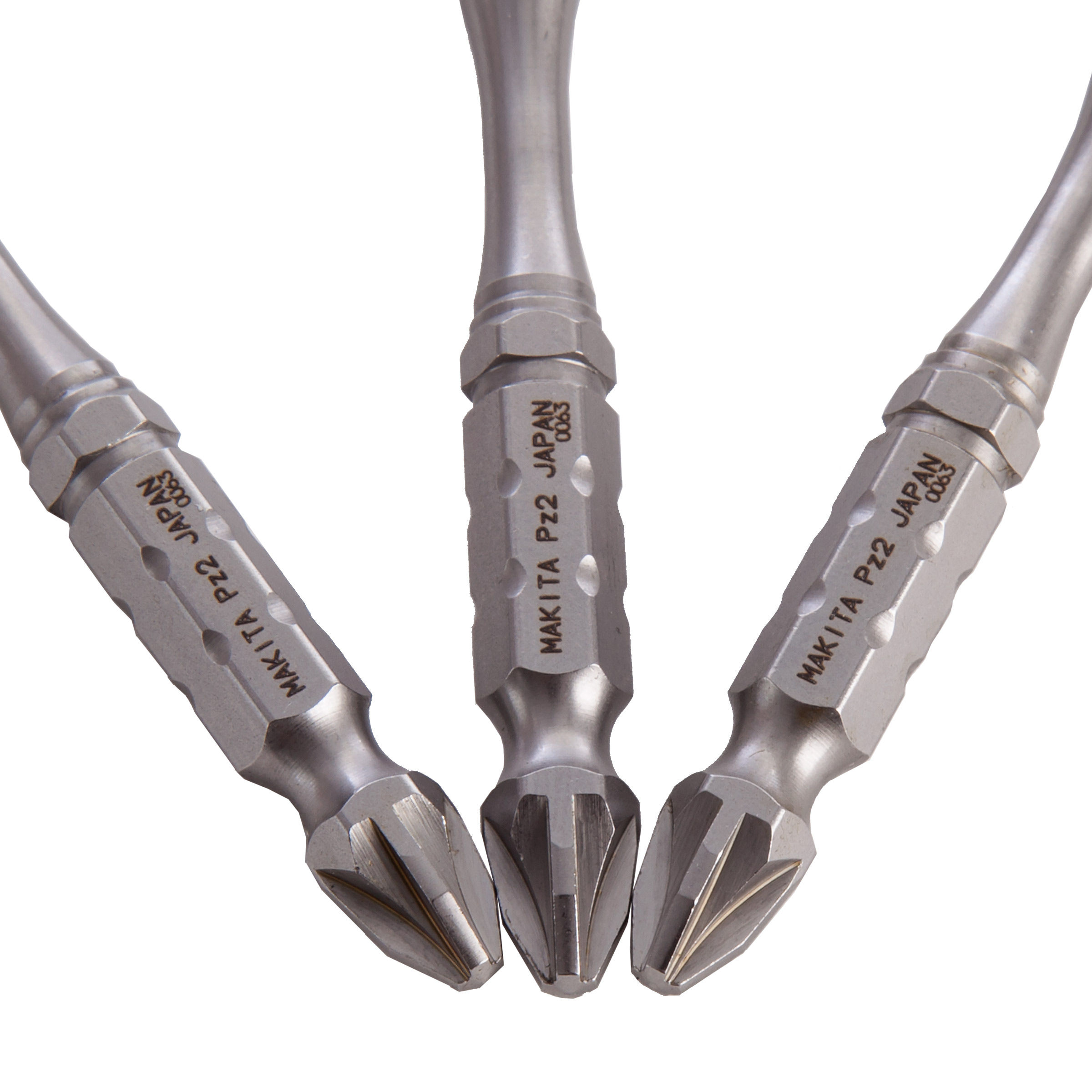 Toolstop Makita B12790 Double Ended PZ2 Torsion Screwdriver Bits 85mm