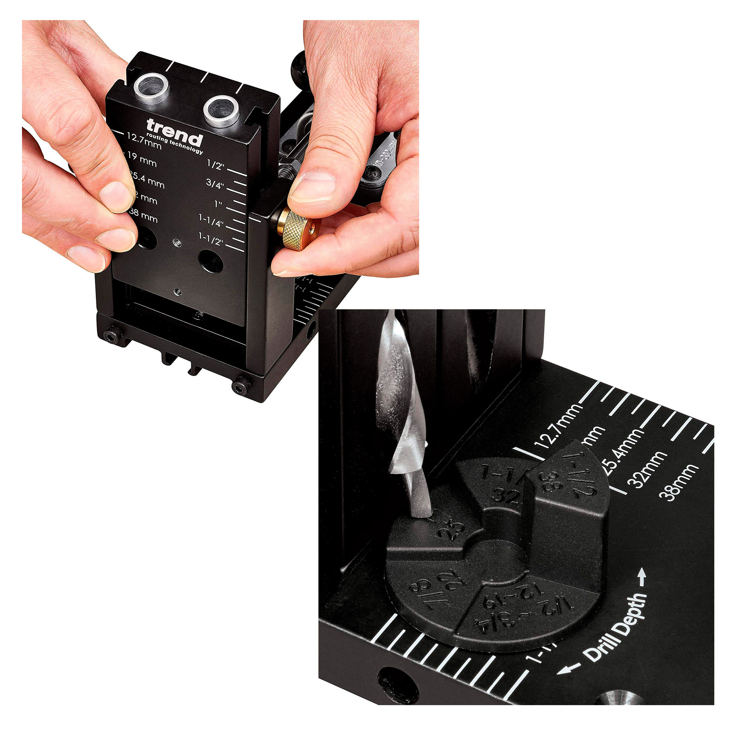 Toolstop Trend PH/JIG/AK Pro Pocket Hole Jig for Timber and Plywood (12