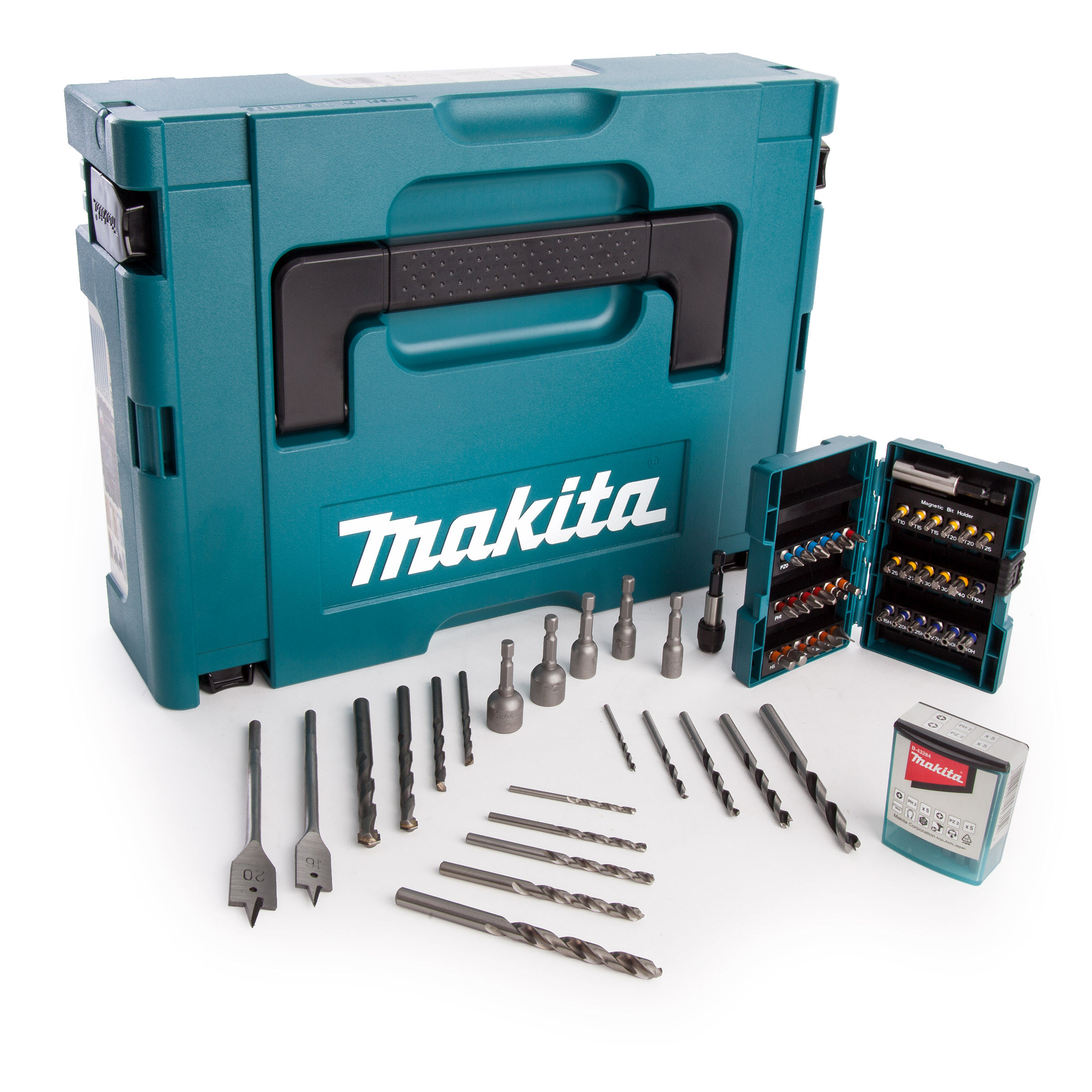 Toolstop Makita B49638 Drill & Bit Set in Makpac Connector Case Type 1 (69 Piece)