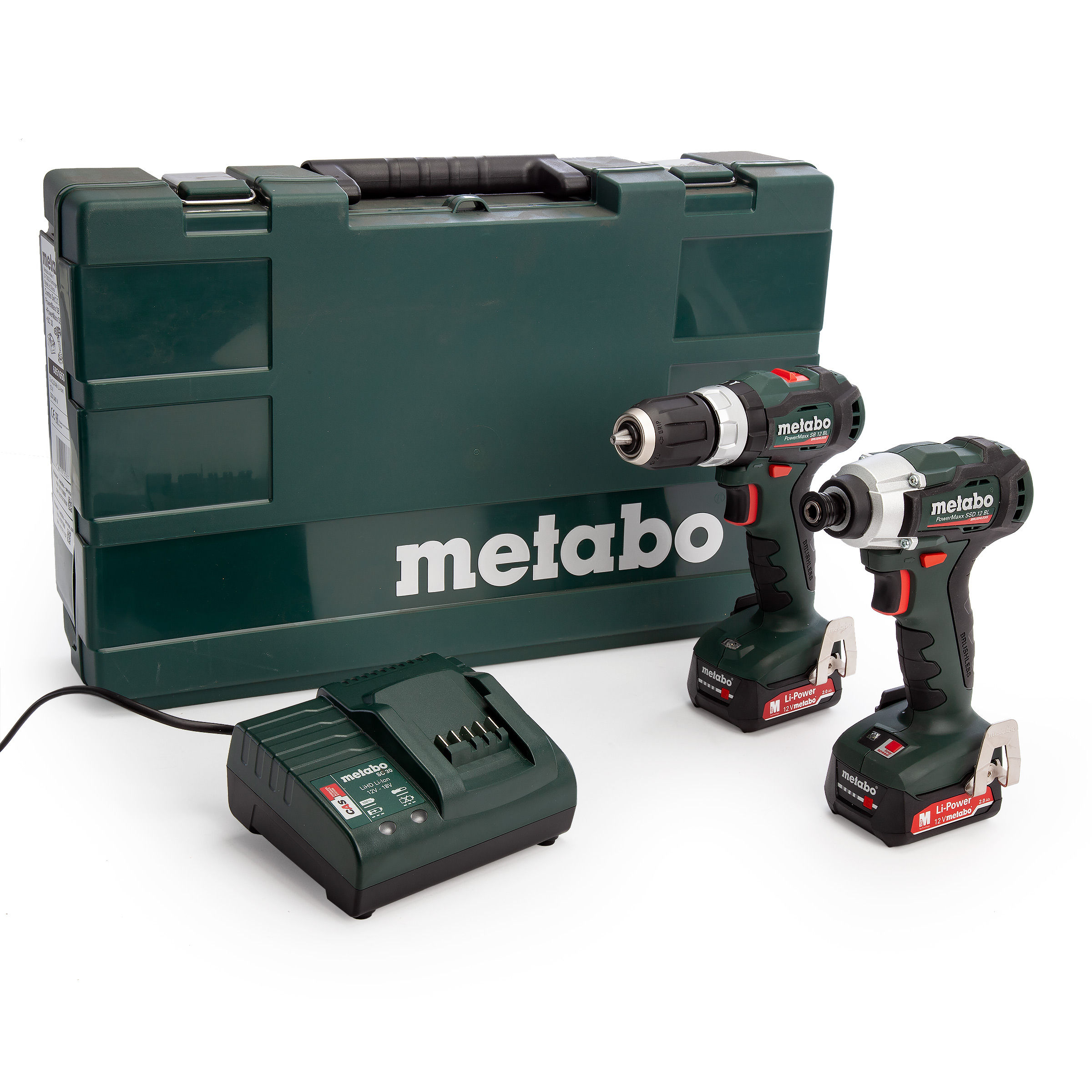 Toolstop Metabo 685165000 2.7.5 12V Brushless Combo Twin Pack