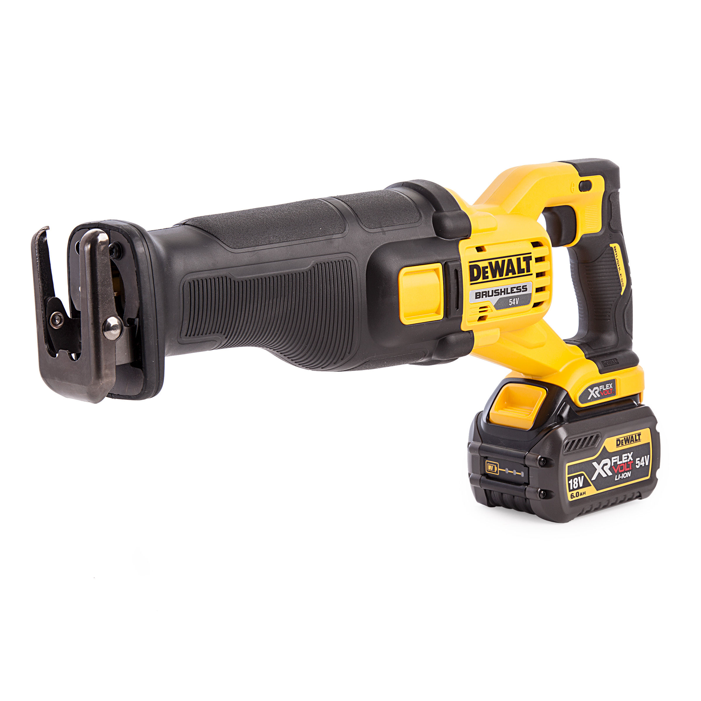 Toolstop Dewalt DCK2057T2TGB 18V DCD996 Combi Drill Driver + DCS388 54V Flexvolt Reciprocating