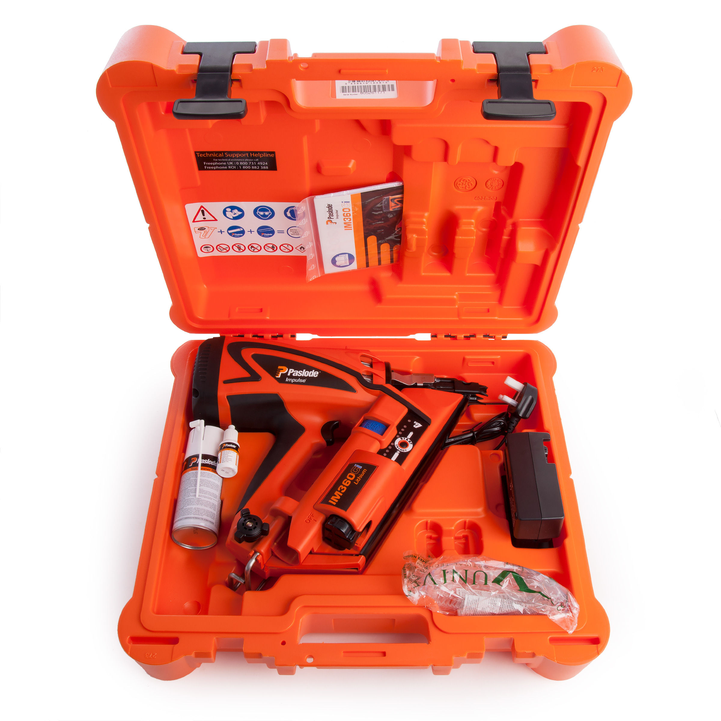Toolstop Paslode IM360Ci Cordless 7 2V 1st Fix Gas Framing Nailer 1 X toolstop-paslode-im360ci-cordless-7-2v-1st-fix-gas-framing-nailer-1-x