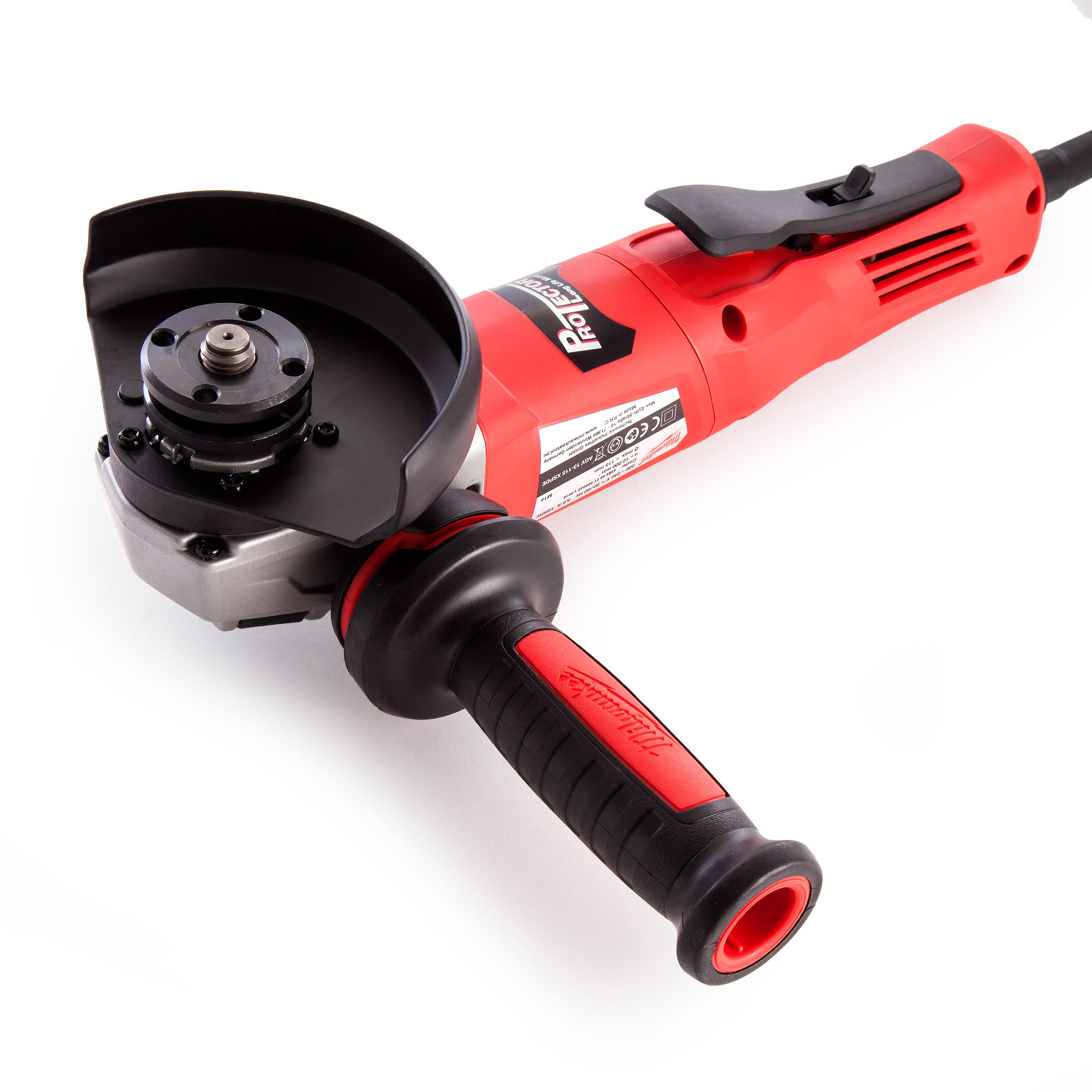 Toolstop Milwaukee AGV13115XSPDE Angle Grinder 1250W 115mm 110V