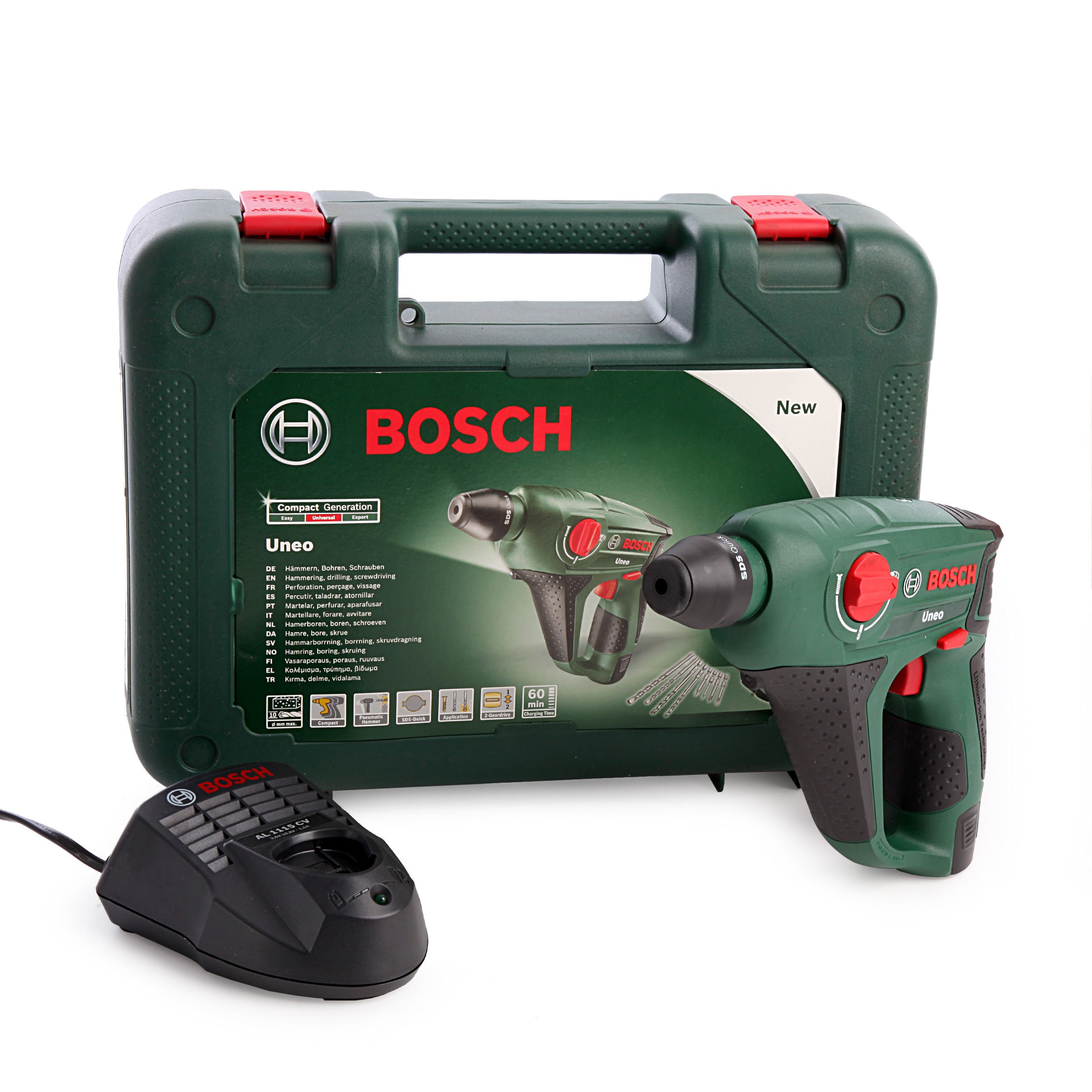 Toolstop Bosch Uneo 10.8 LI 2 Rotary Hammer Drill (1 x 1.5Ah Batteries)