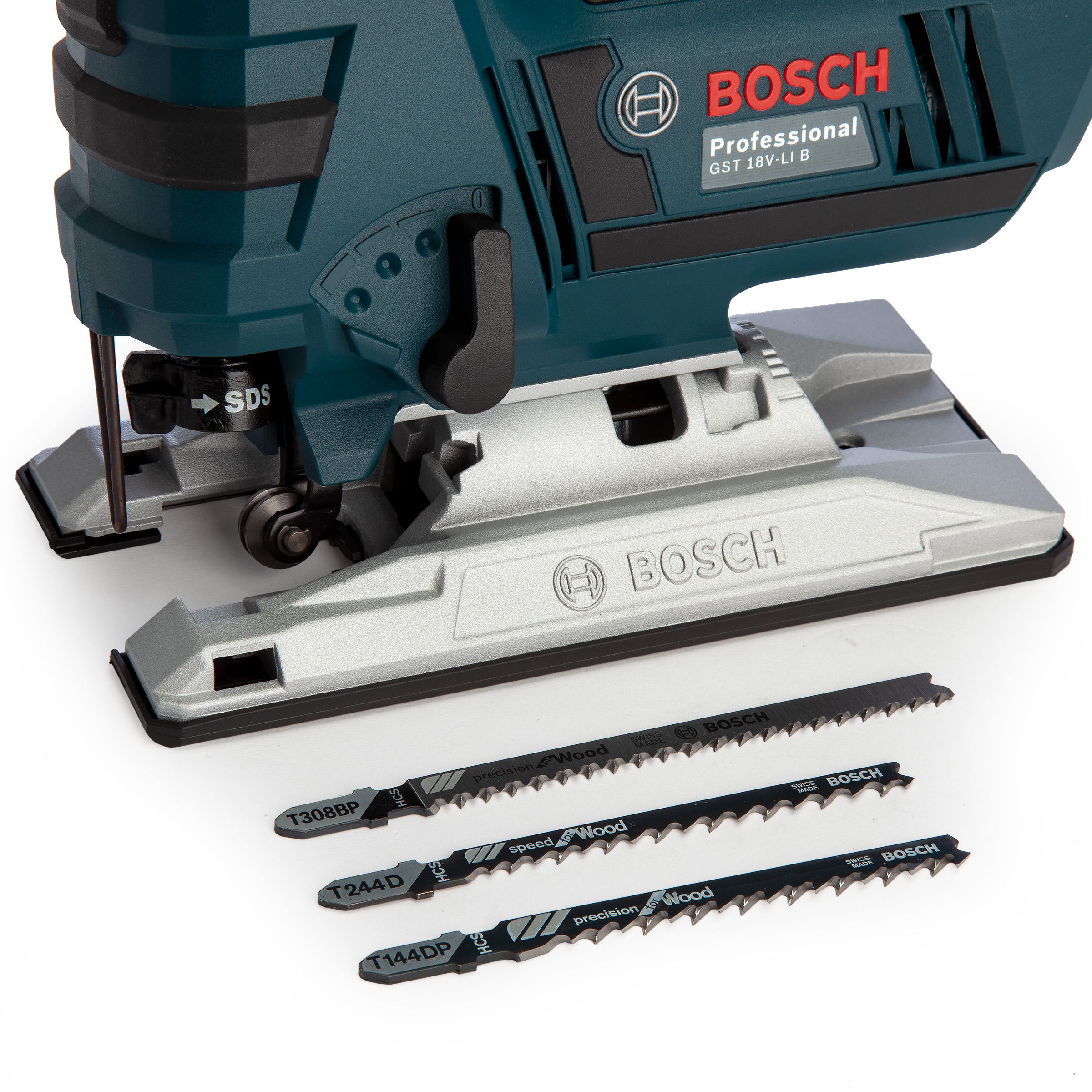 Toolstop Bosch GST18VLI B Jigsaw with Bow Handle (Body Only) In LBOXX