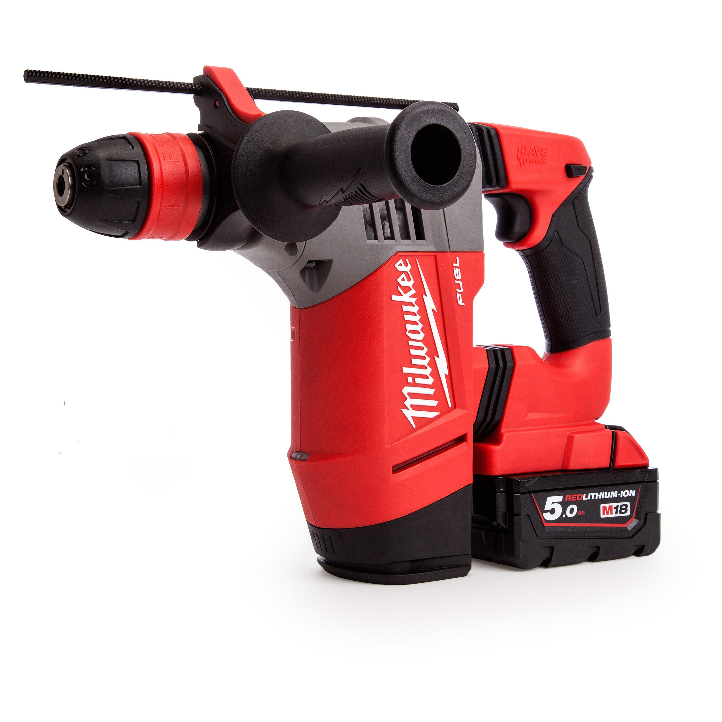 Toolstop Milwaukee M18FPP3A564B M12 + M18 Fuel SDS Hammer Thunderbolt