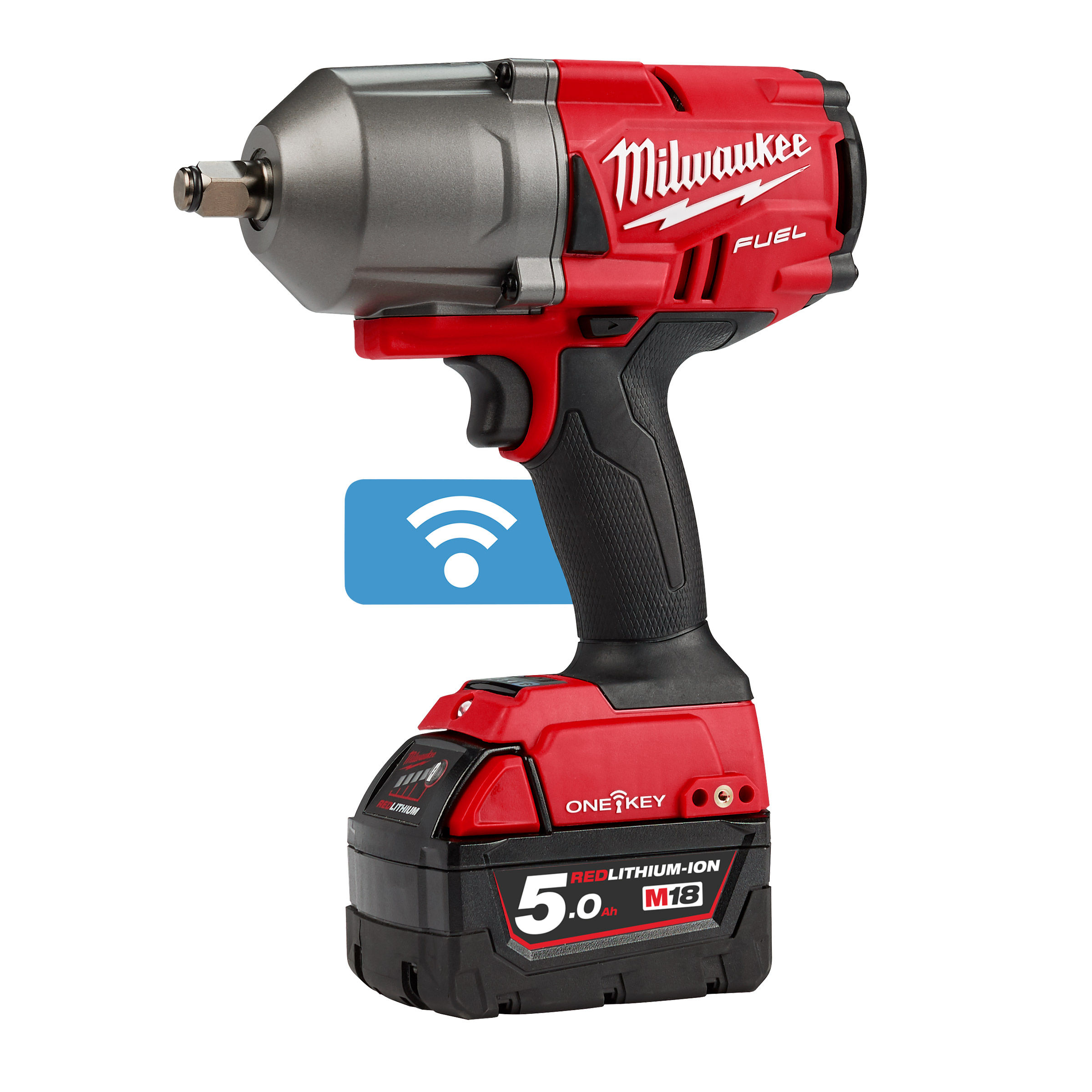 Toolstop Milwaukee M18 Onefhiwf12 503x Fuel One Key Impact Wrench 1 Milwaukee M18 Onefhiwf12 503x Fuel One Key Impact Wrench 1 2 Inch Drive