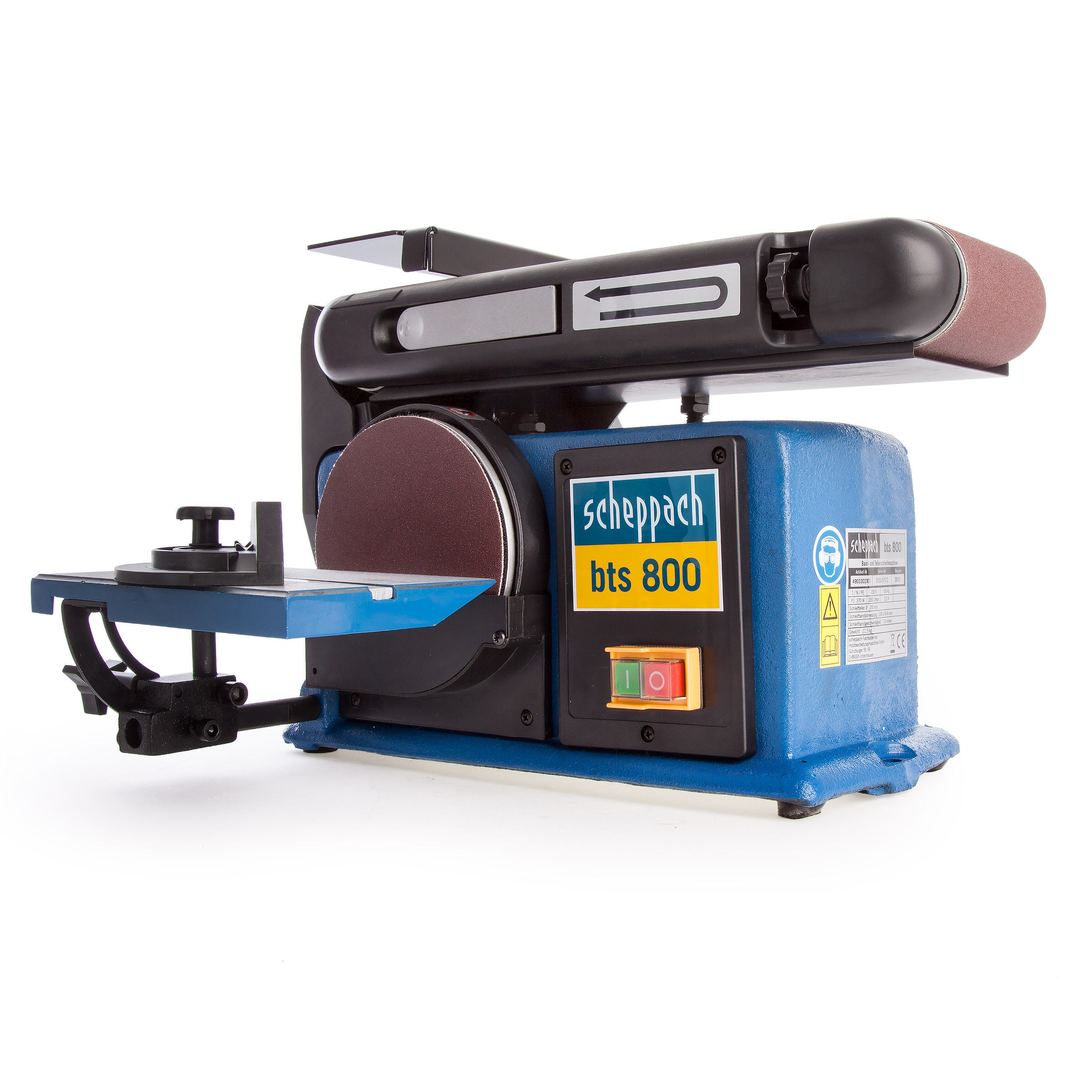 Toolstop Scheppach BTS800 Belt & Disc Sander 240V