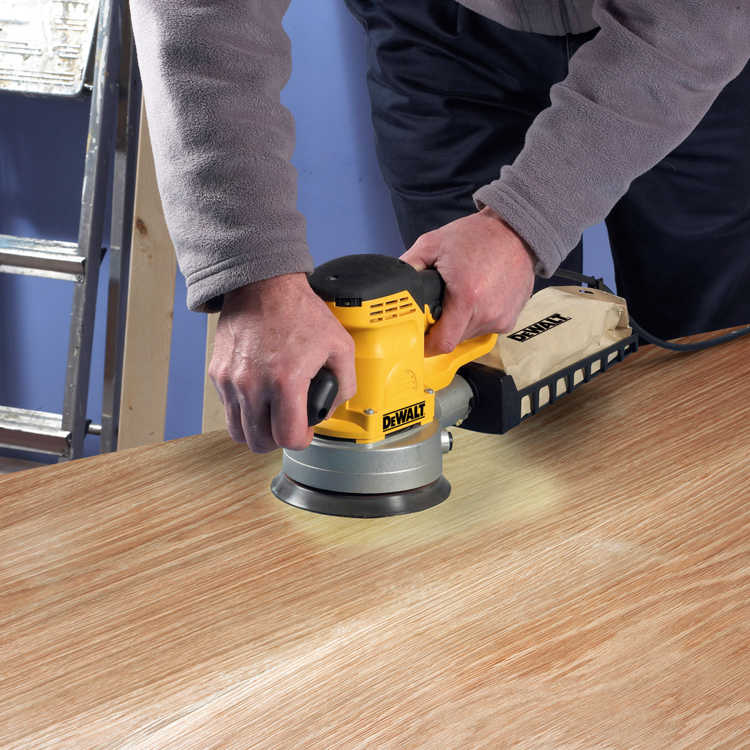 Toolstop Dewalt D26410 150mm Pistol Grip DualOrbit Random Orbit Sander