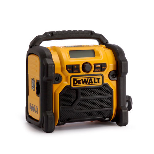 Toolstop Dewalt DCR020 XR Compact Digital DAB Radio (10.8V,14.4V,18V