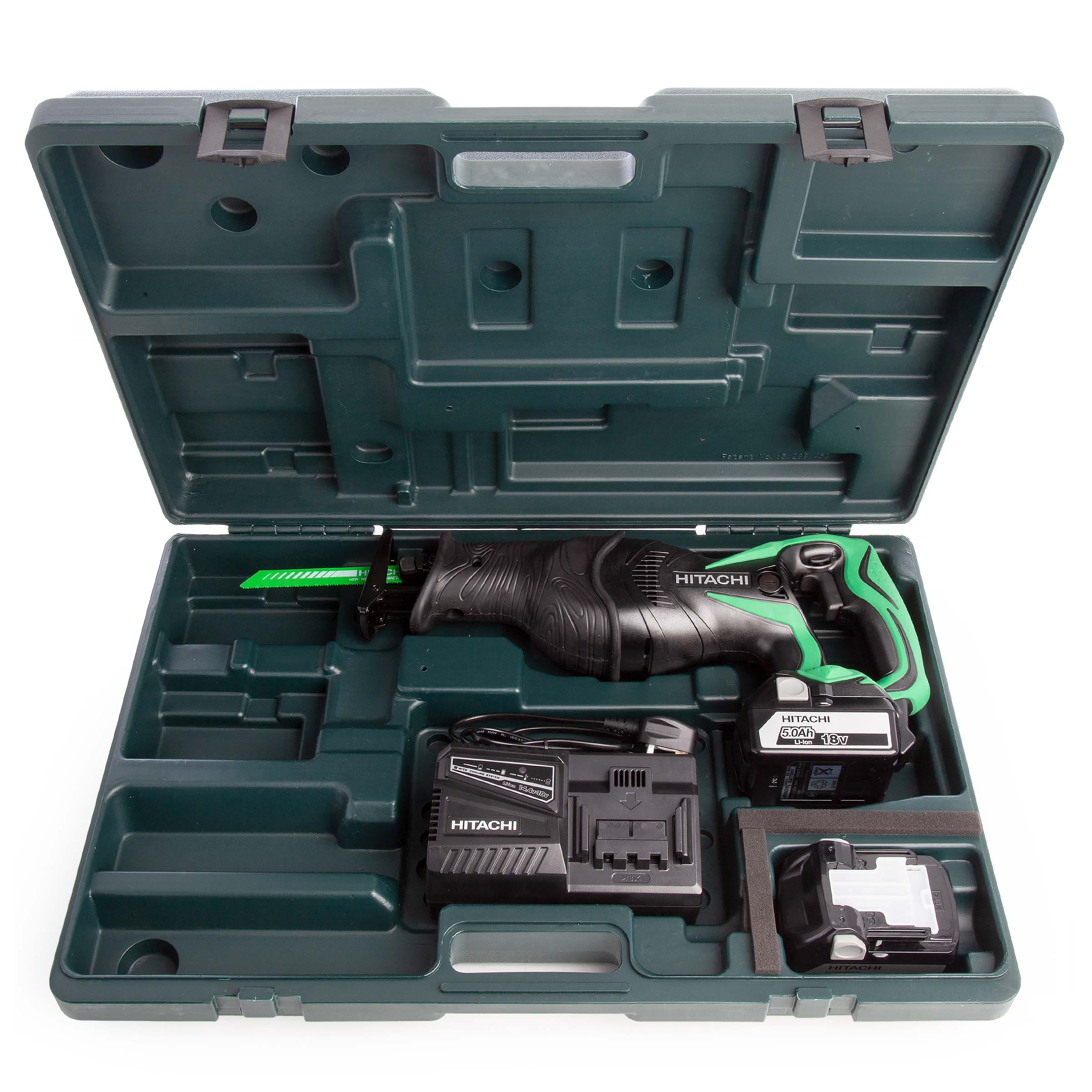 Toolstop Hitachi CR18DSL 18V Cordless Reciprocating Saw (2 x 5.0Ah
