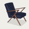 Navy Blue Retrostar Chair Velvet Line | Bombinate Navy Blue Retrostar Chair Velvet Line | Bombinate