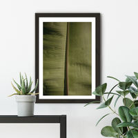 Tropical Banana Art Print Black Frame | Bombinate Tropical Banana Art Print Black Frame | Bombinate