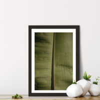Tropical Banana Art Print Black Frame | Bombinate Tropical Banana Art Print Black Frame | Bombinate