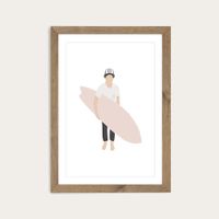Grom Art Print Oak Frame | Bombinate Grom Art Print Oak Frame | Bombinate