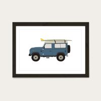 Landy Art Print Black Frame | Bombinate Landy Art Print Black Frame | Bombinate