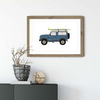Landy Art Print Oak Frame | Bombinate Landy Art Print Oak Frame | Bombinate