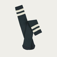 Navy/Ecru Unisex Tube Socks | Bombinate