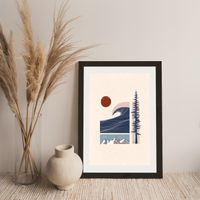 Let Nature Guide You Art Print Black Frame | Bombinate Let Nature Guide You Art Print Black Frame | Bombinate
