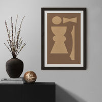 Totem 001 Art Print Black Frame | Bombinate Totem 001 Art Print Black Frame | Bombinate