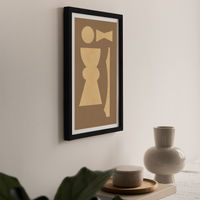 Totem 001 Art Print Black Frame | Bombinate Totem 001 Art Print Black Frame | Bombinate