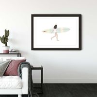Summer Solstice Art Print Black Frame | Bombinate Summer Solstice Art Print Black Frame | Bombinate