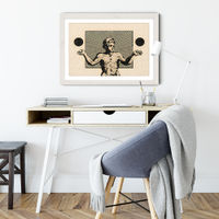 Choices Art Print White Frame | Bombinate Choices Art Print White Frame | Bombinate