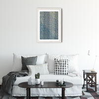 Apartments Art Print White Frame | Bombinate Apartments Art Print White Frame | Bombinate